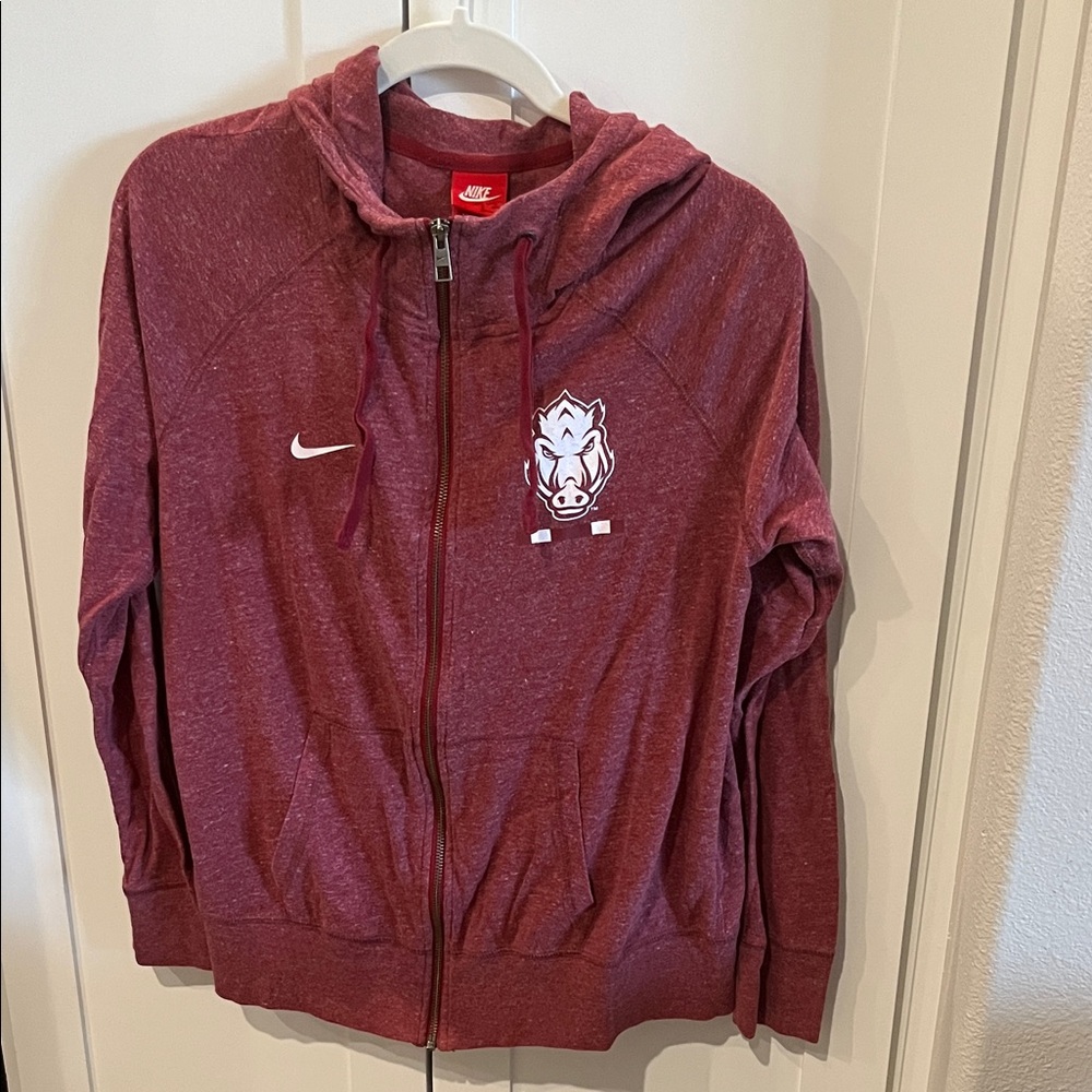 Arkansas Razorback Nike zip up jacket